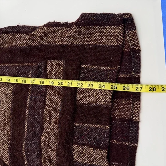 Striped Brown and Tan Sweater - Picture 6 of 7